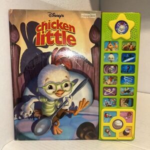 Interactive Play a Sound Chicken Little Disney Book WORKS!